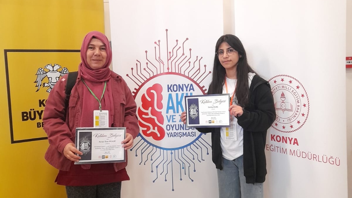 Zeka Oyunları Yarışmasında İlçemizi Temsilen Konya'da Yarıştık